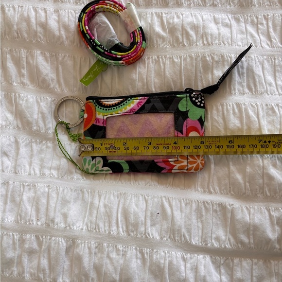 Vera Bradley Multicolor ID Holder with Keyring - Picture 3 of 5